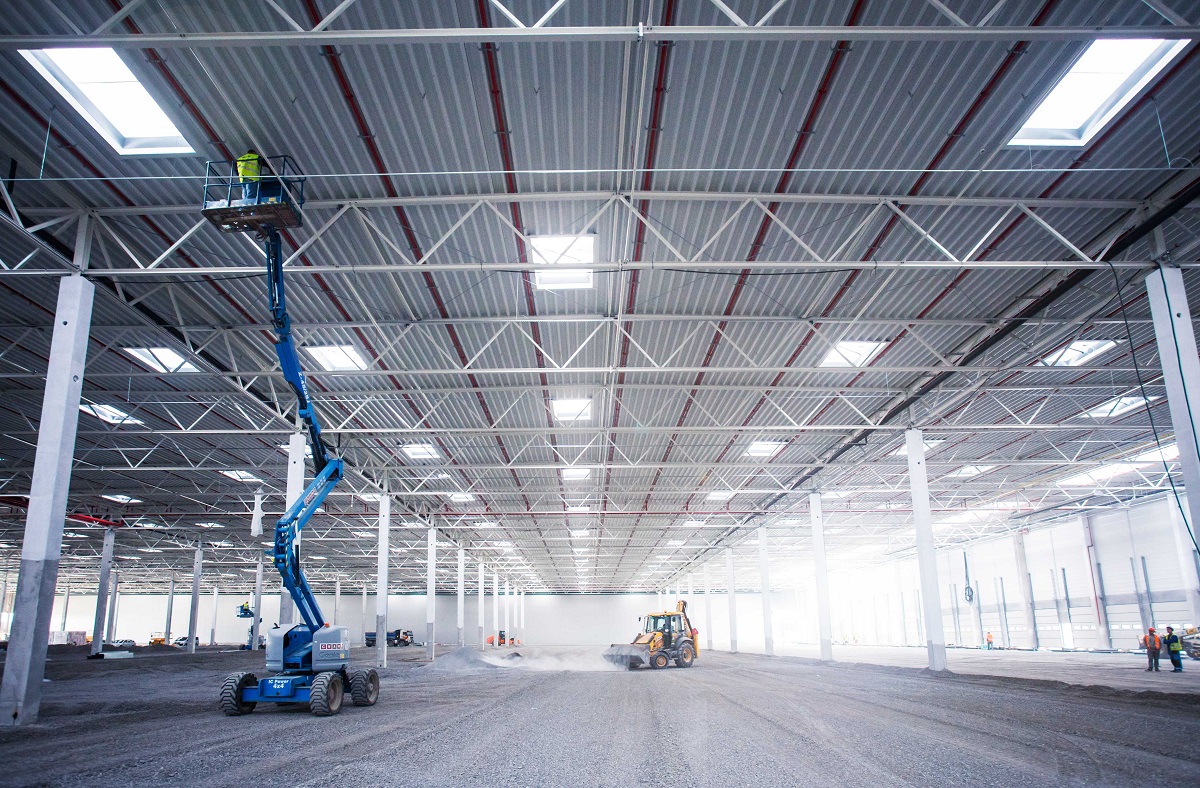 Prologis Park Galnta-Gan, Szlovákia Prologis Park under construcion