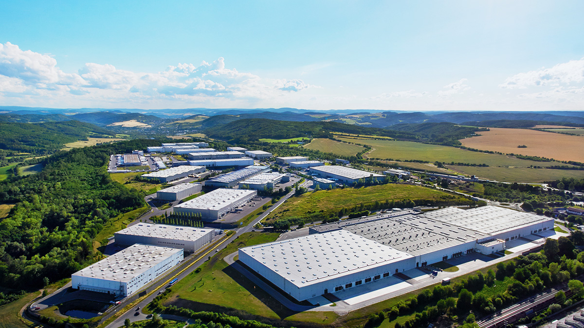 Prologis park Prague-Rudna, Csehország Logisztikai központ Prague-Rudna területén, raktárépület Rudna területén, disztribúciós központ Prague-Rudna területén