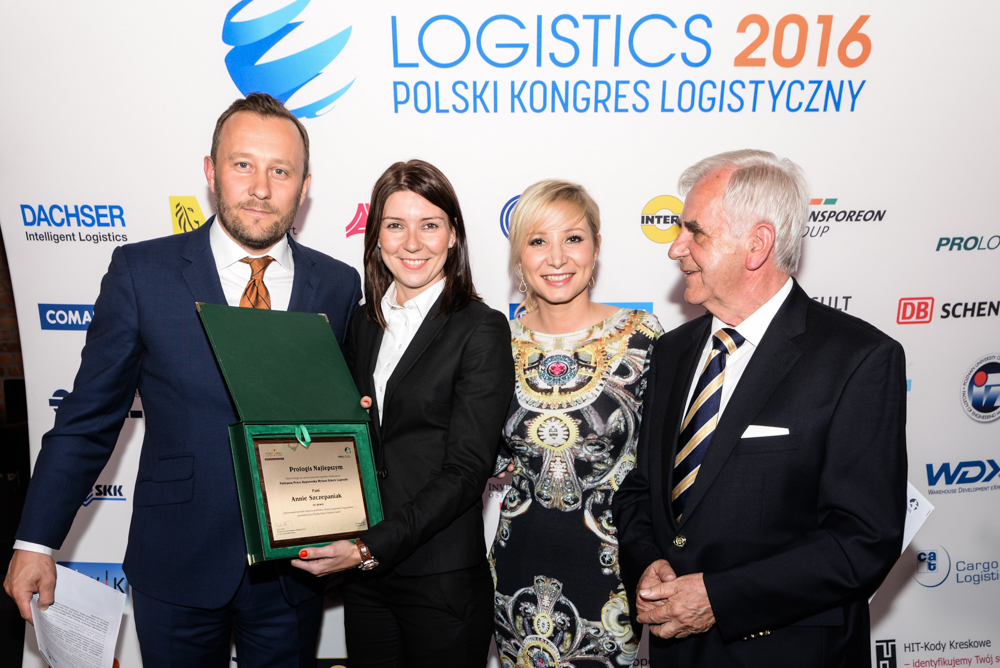 A Prologis díjazza a Poznańi Logisztikai Iskola legjobb hallgatóit, Lengyel Logisztikai Kongresszus, 2016