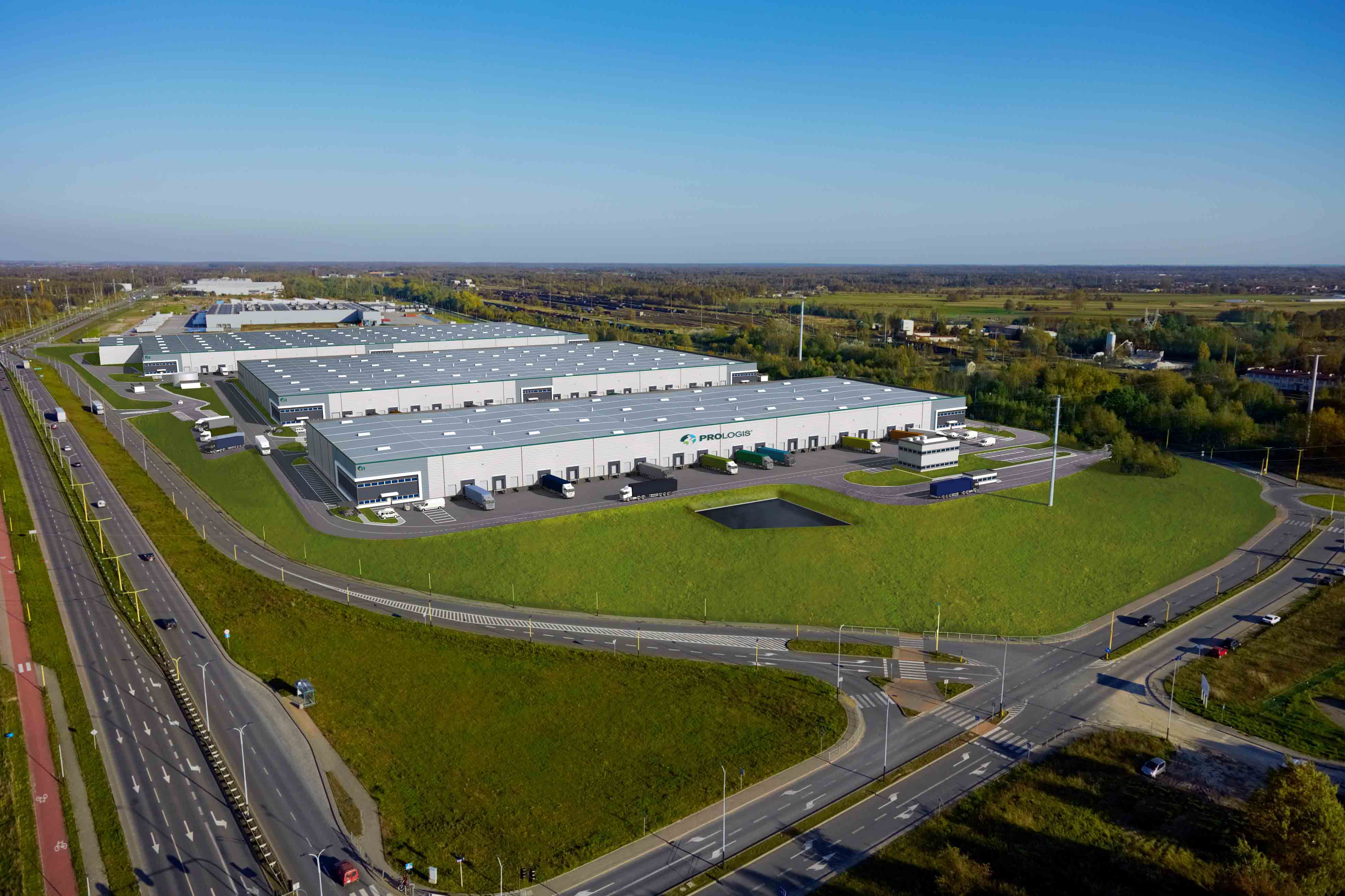 New logistics park in Central Poland, Łódź 