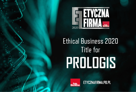 Ethical Business Award 2020 for Prologis 