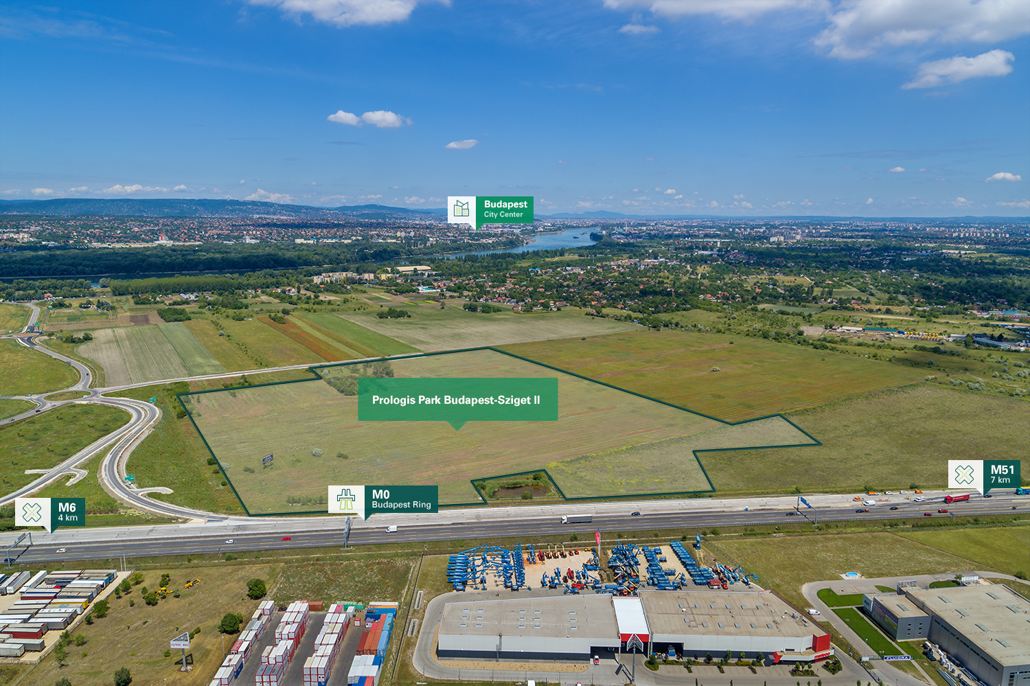 Prologis Park Budapest-Sziget II Location