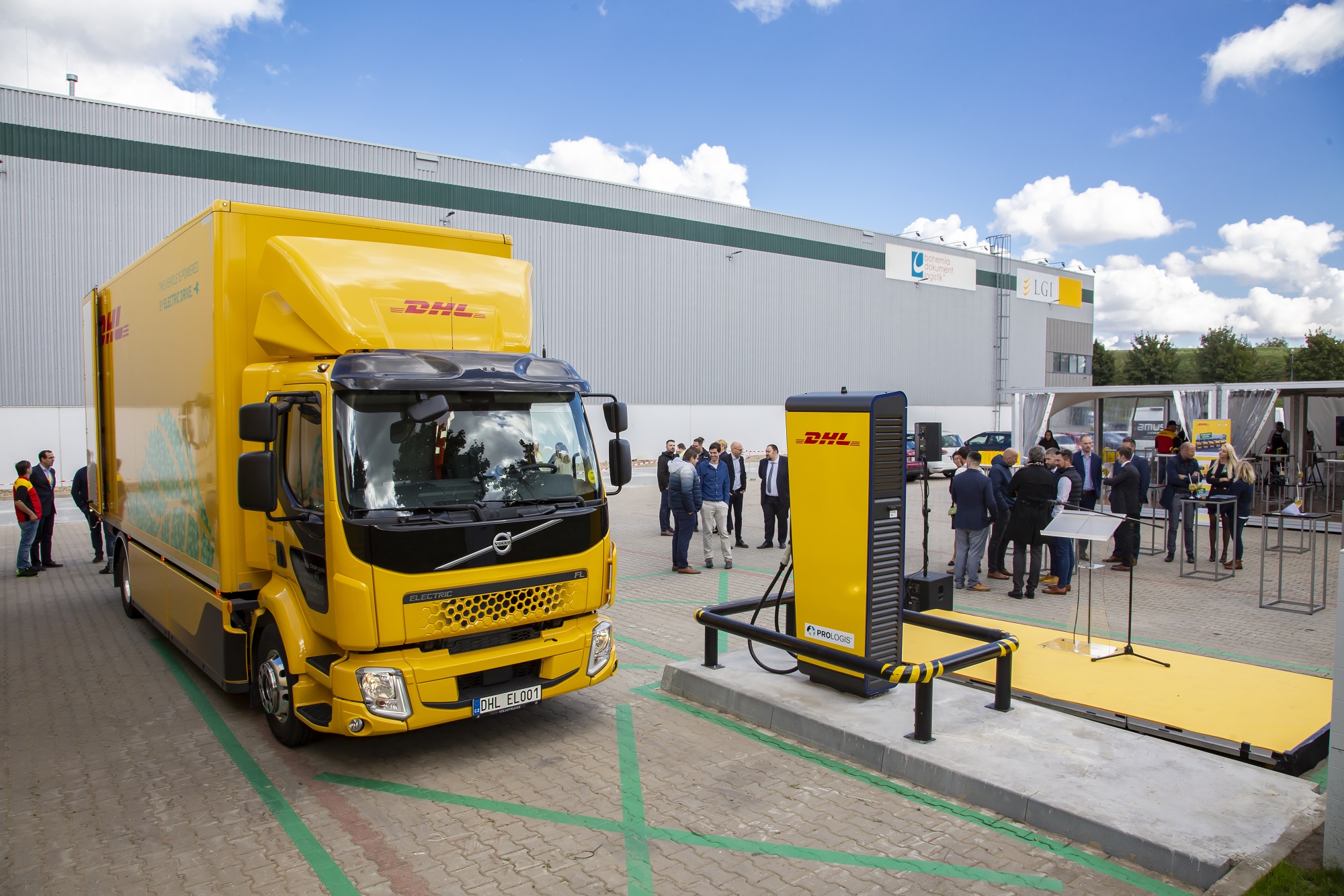 Prologis Park Prague-Jirny electric truck station