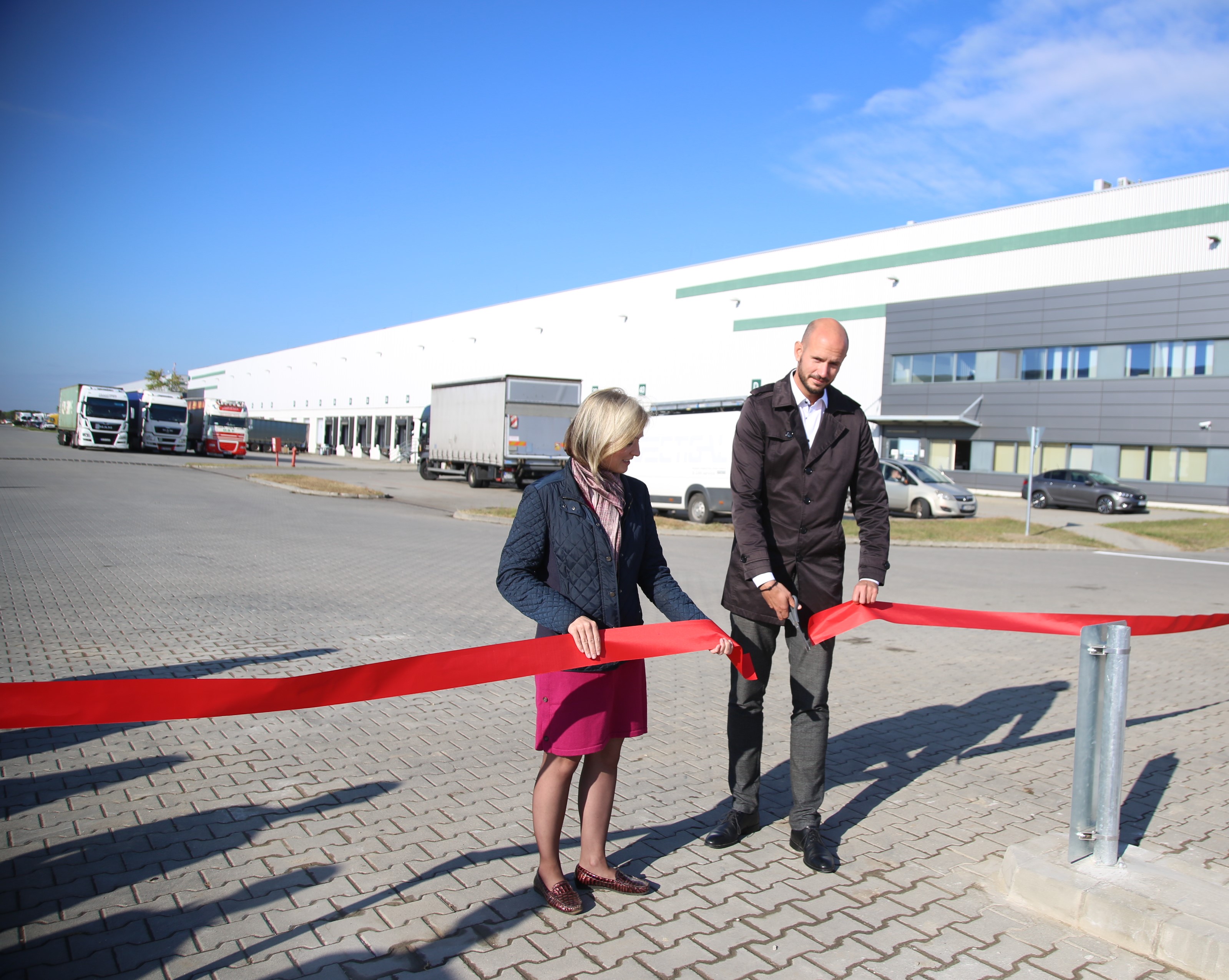 Prologis Budapest Park Sziget  road opening 