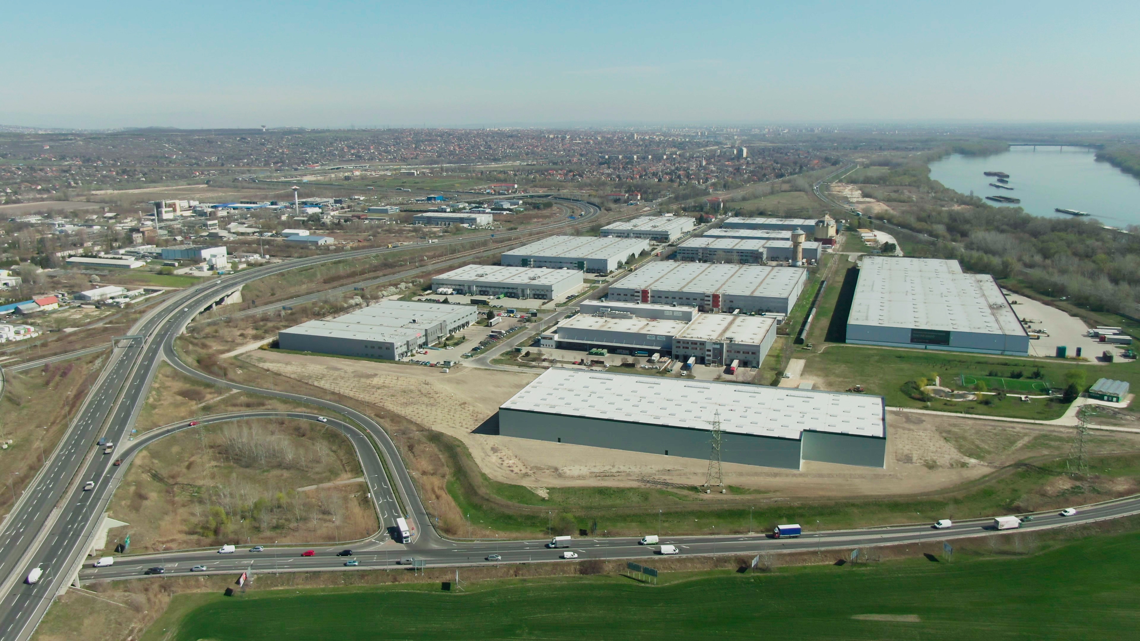 Prologis Park Budapest-Harbor, aerial Prologis Park Budapest-Harbor