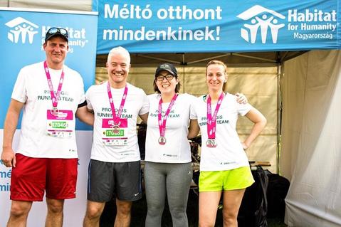 Prologis Hungarian Team Prologis Hungarian team in a charity run with Habitat for Humanity