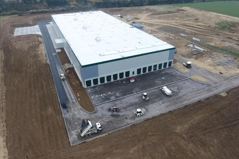 Prologis Park Bratislava DC16 under construction BTS under construction