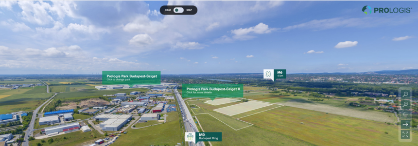 Prologis Park Budapest-Sziget II panorama Prologis Park Budapest-Sziget II virtual tour