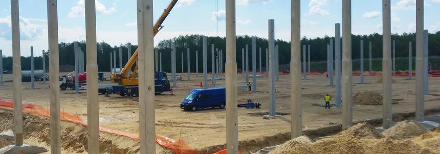 Construction site at Prologis Park Construction site at Prologis Park