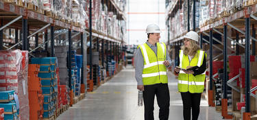 Prologis Czech Property Team checking the warehouse operations