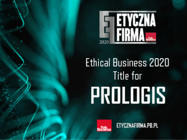 Ethical Business Award 2020 for Prologis
