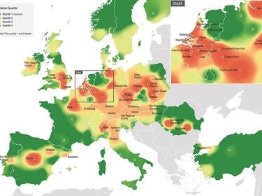 Európa legvonzóbb logisztikai helyszínei