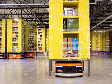 Automated Mobile Robots (AMR), Prologis International Park of Commerce, California
