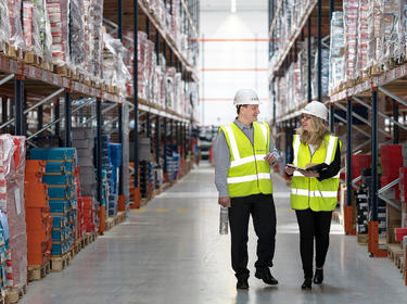 Prologis Czech Property Team checking the warehouse operations