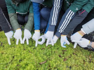 Hands spelling out the word IMPACT 
