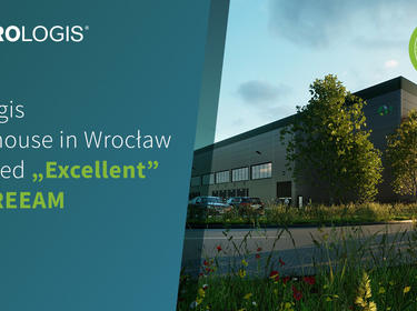 Building DC4 in Prologis Park Wrocław III received BREEAM 