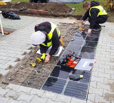 Prologis a Platio testují jako první na světě solární dlažební systém v logistickém parku