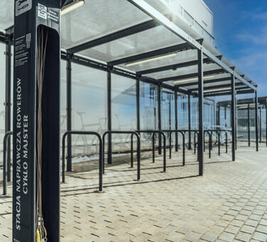Prologis Park Ruda Slaska_wiata rowerowa 