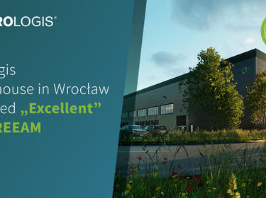 Building DC4 in Prologis Park Wrocław III received BREEAM certification